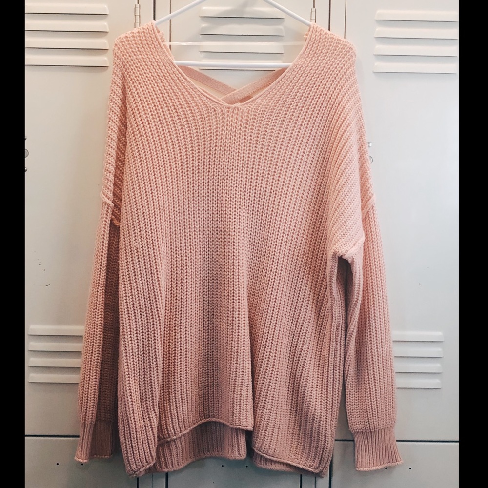 Pink sweater